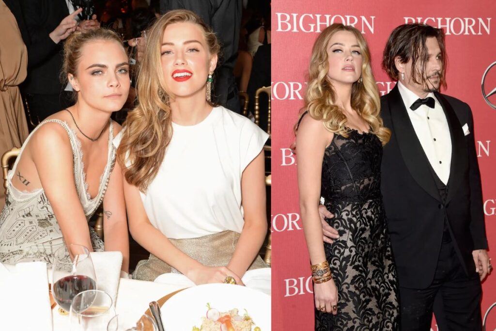Johnny Depp ghen tuông khi nghĩ Amber Heard ngủ với Cara Delevingne