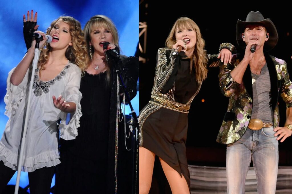 Stevie Nicks và ngôi sao nhạc đồng quê Tim McGraw sẽ biểu diễn tại đám cưới của Taylor Swift