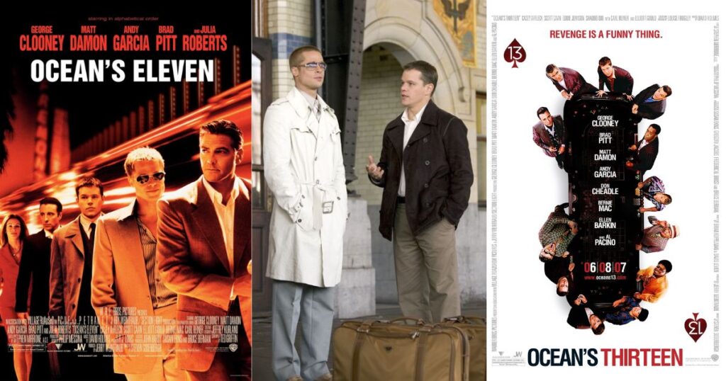 Các tập phim có sự tham gia của Matt Damon Ocean's Eleven, Twelve, Thirteen