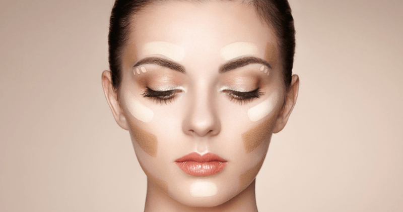 Tạo khối và highlight cho layout maekup tone Tây đi tiệc