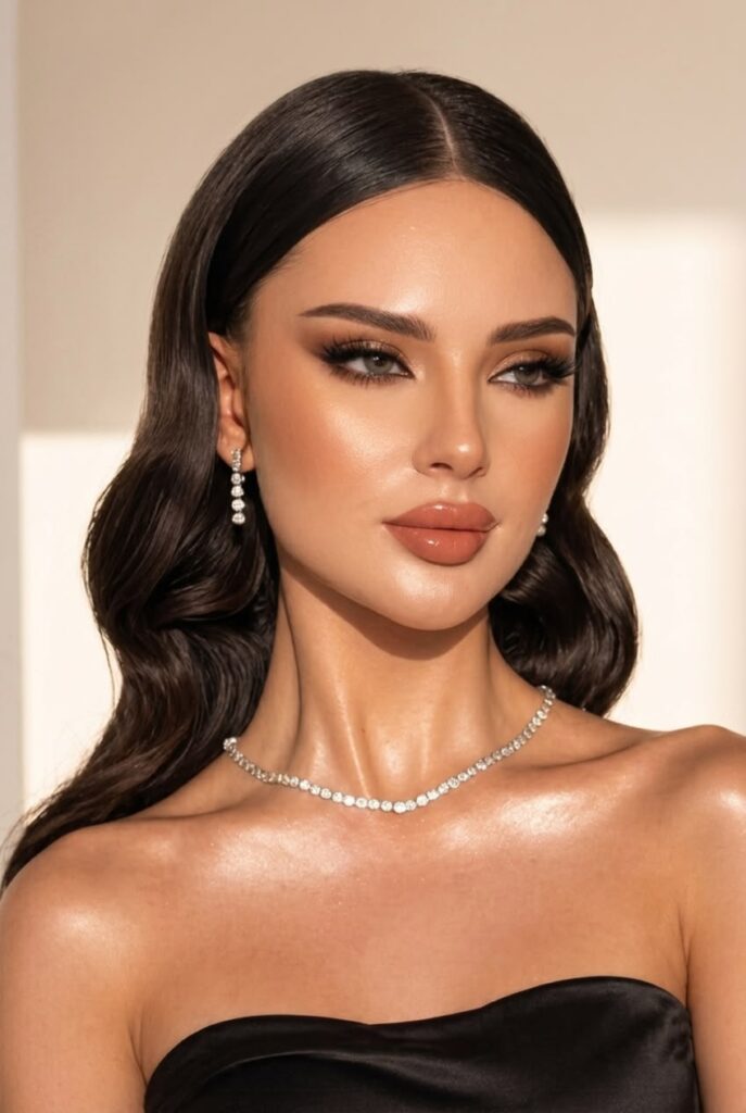 Makeup tone nâu Tây sang chảnh: Bí quyết chuẩn Hollywood 2 Layout makeup tone nâu Tây cam đất