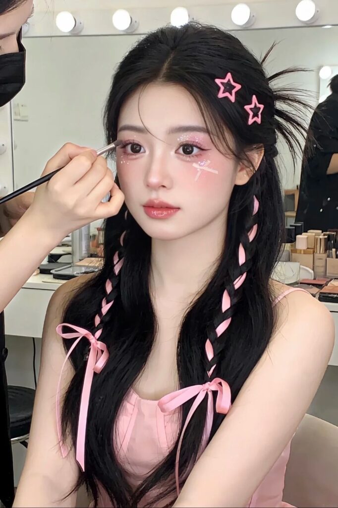 Bí quyết makeup kỷ yếu tone hồng baby