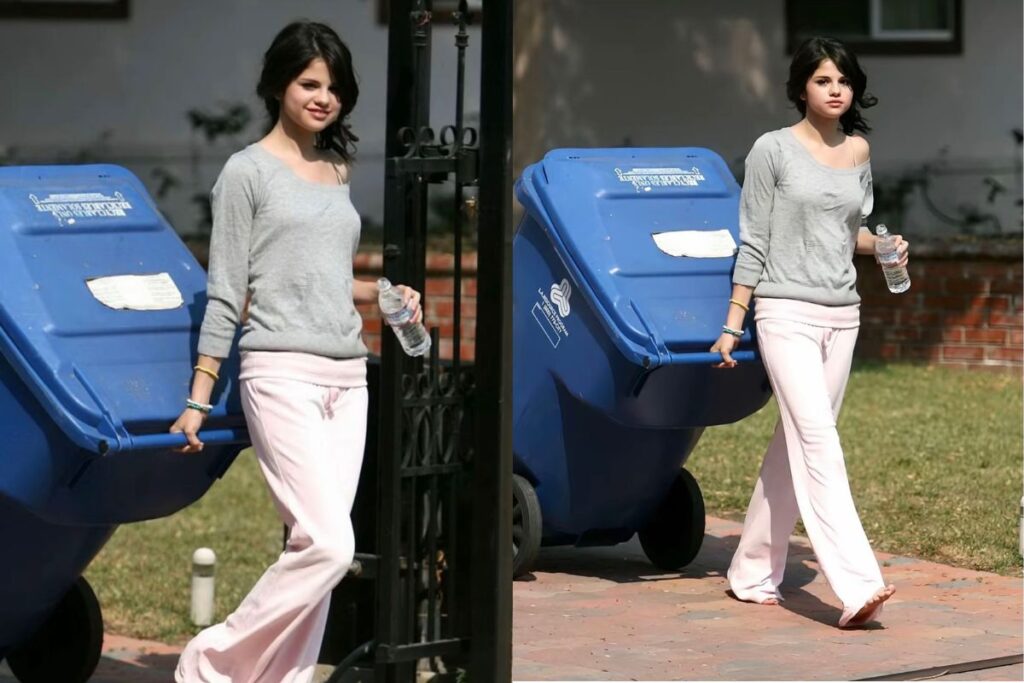 Bức ảnh Selena Gomez đổ rác năm 16 tuổi
