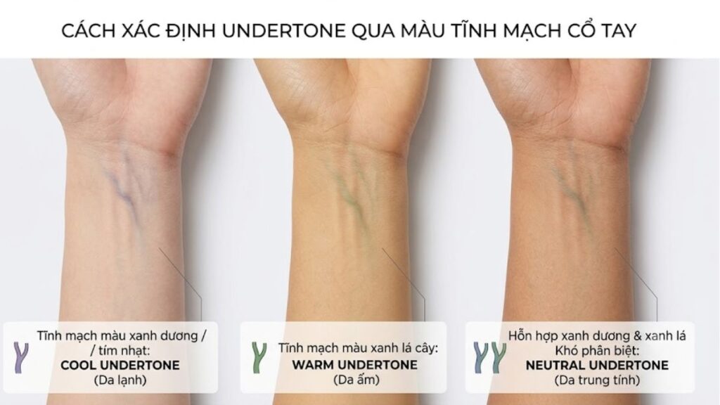 Top 15+ tone makeup đẹp nhất: Bí quyết chọn layout tôn da 2 Hướng dẫn cách xác định undertone da chính xác