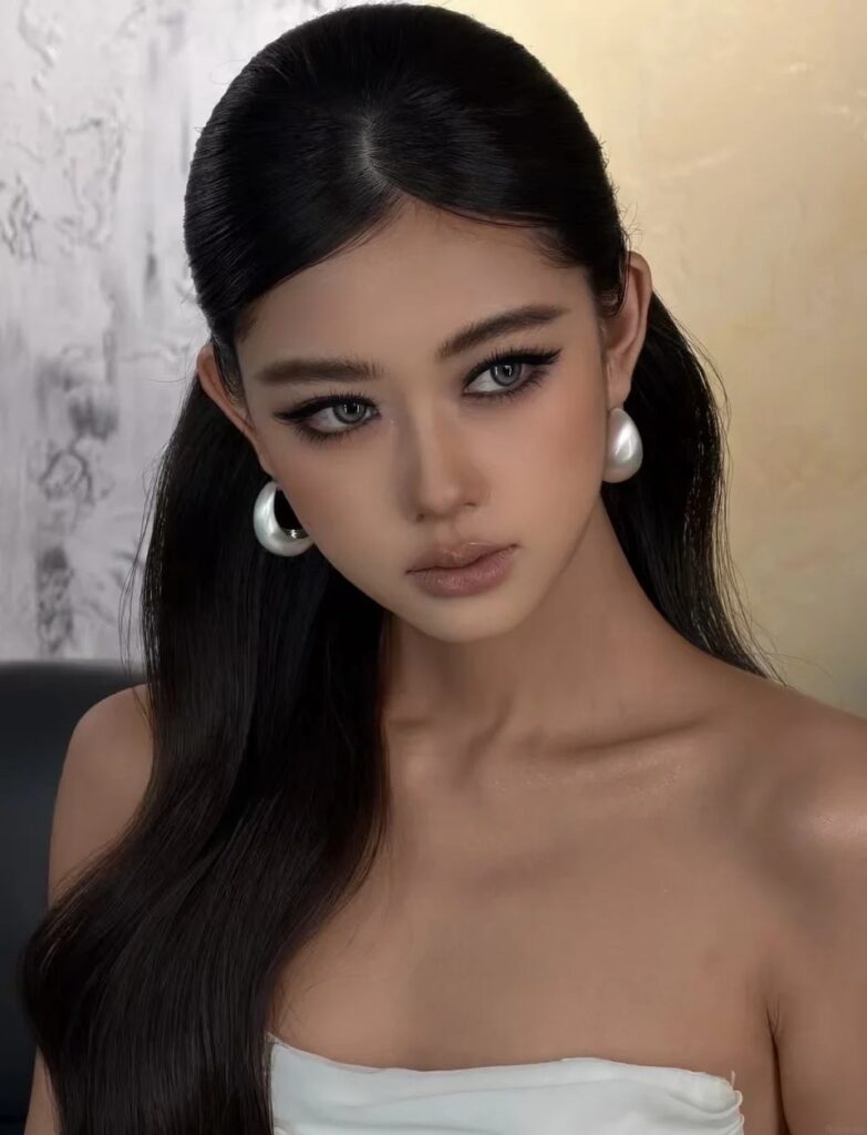 Layout makeup cô dâu tone nâu Tây sắc sảo