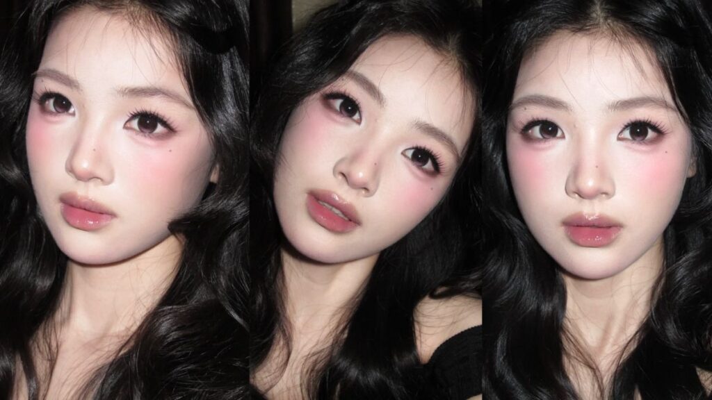 Makeup tone hồng baby