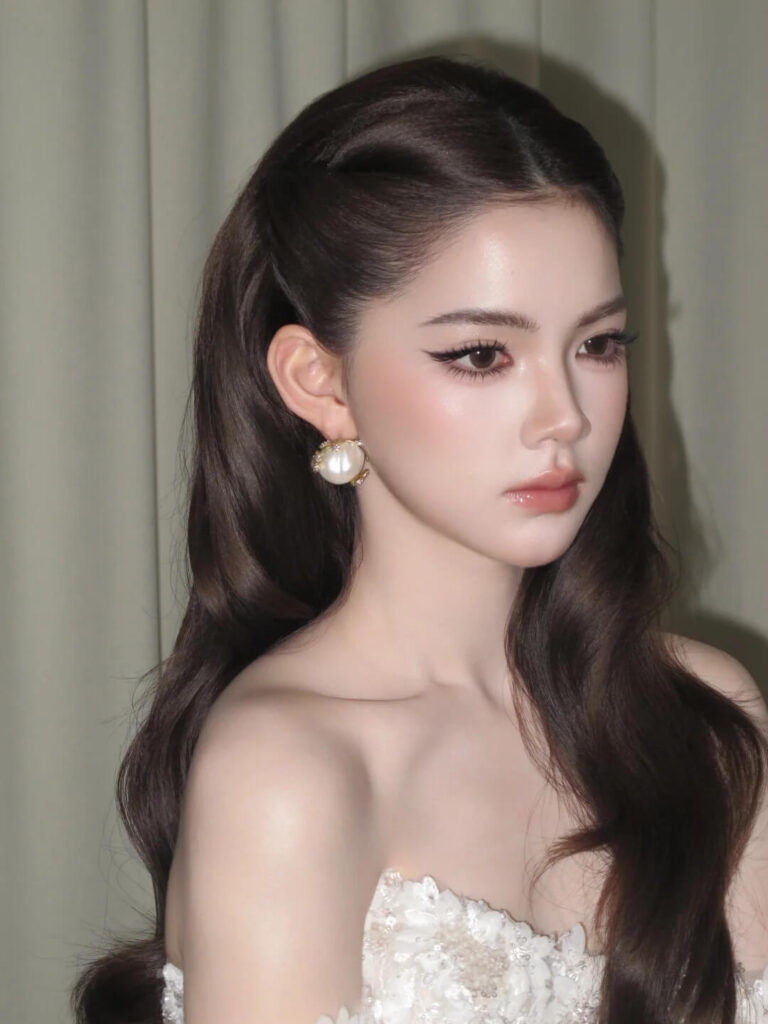 Xu hướng makeup cô dâu tone Tây