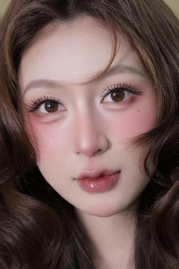 Makeup kỷ yếu tone hồng đất