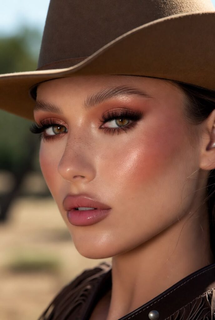 Layout makeup tone Tây