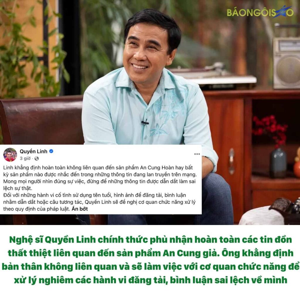 Tin đồn thất thiệt vừa qua và sự lên tiếng của MC Quyền Linh