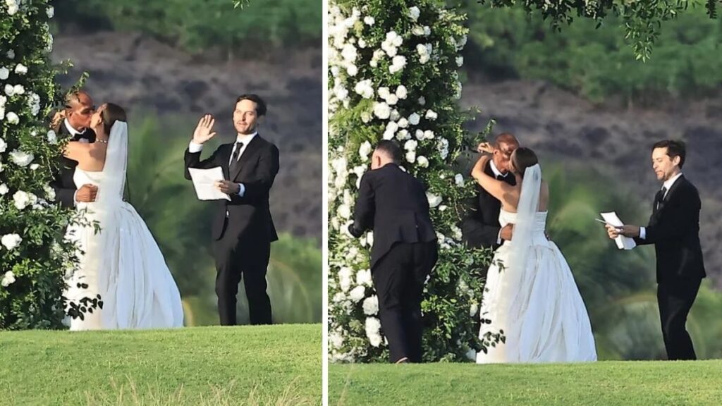 Tobey Maguire chủ trì đám cưới Jennifer Meyer
